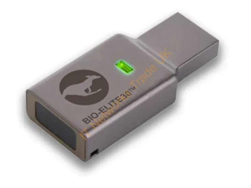 KDBE30-64G - Istorage Kanguru Defender Bio-Elite30 Usb Flash Drive 64 Gb Usb Type-A 3.2 Gen 1 (3.1 Gen 1) Gray