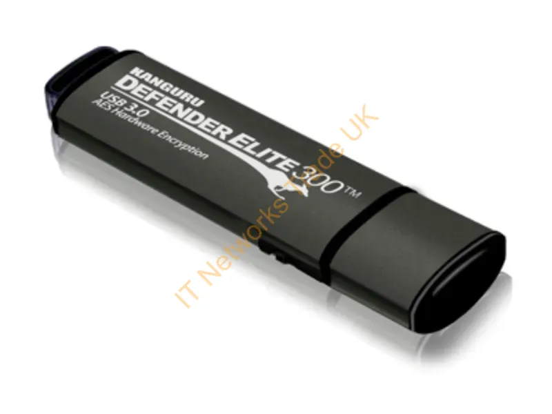 KDFE300-16G - Istorage Kanguru Defender Elite300, 16Gb Usb Flash Drive Usb Type-A 3.2 Gen 1 (3.1 Gen 1) Black, Gray