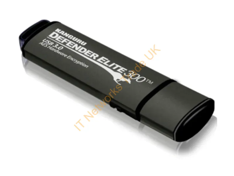 KDFE300-512G - Istorage Kanguru Defender Elite 300 Usb Flash Drive 512 Gb Usb Type-A 3.2 Gen 1 (3.1 Gen 1) Black