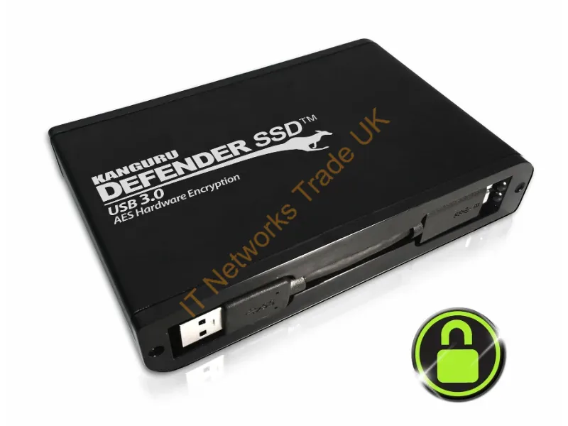 KDH3B-35-8TSSD - Istorage Kanguru Defender Ssd 35 8 Tb Micro-Usb B 3.2 Gen 1 (3.1 Gen 1) Black