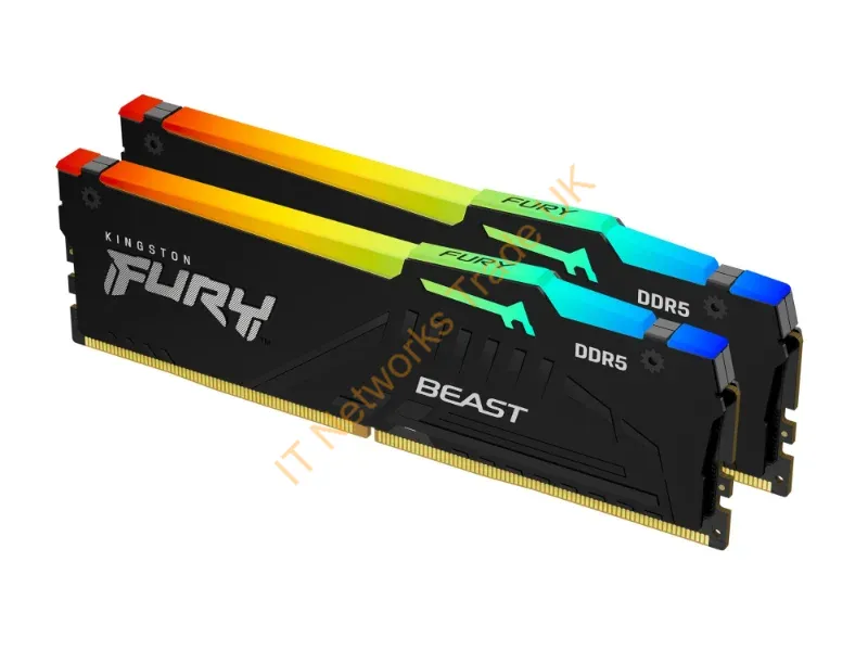 KF556C40BBAK2-64 - Kingston FURY BEAST RGB - DDR5-KIT-64GB-2x32 (KF556C40BBAK2-64)