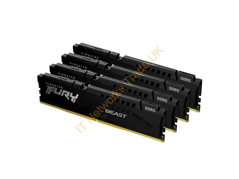 KF556C40BBK4-128 - Kingston RAM FURY Beast - 128 GB (4 x 32 GB Kit) - DDR5-5600