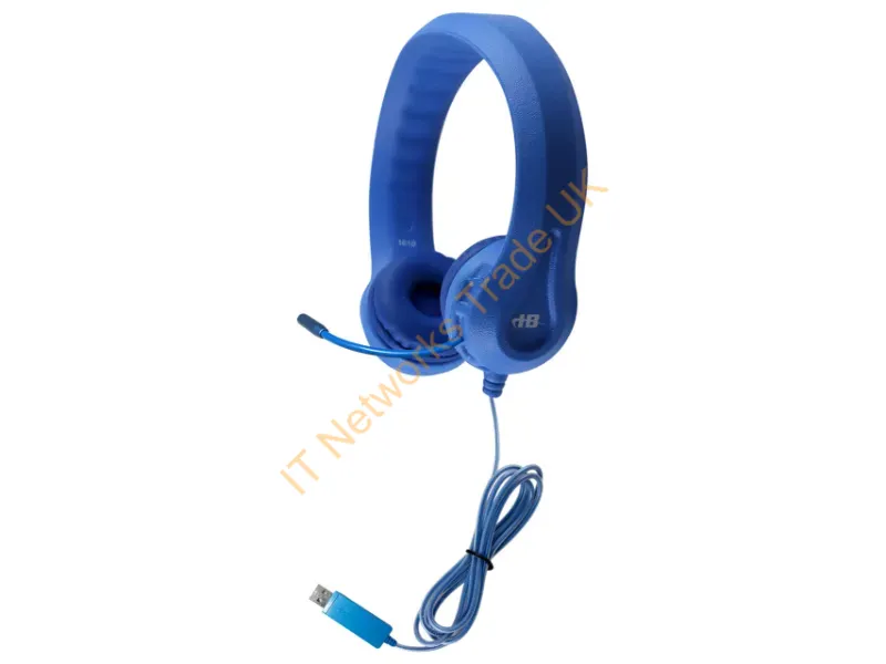 KFX2UBLU-42 - Hamiltonbuhl Kfx2Ublu-42 Headphones/Headset Wired Head-Band Music/Everyday Usb Type-A Blue