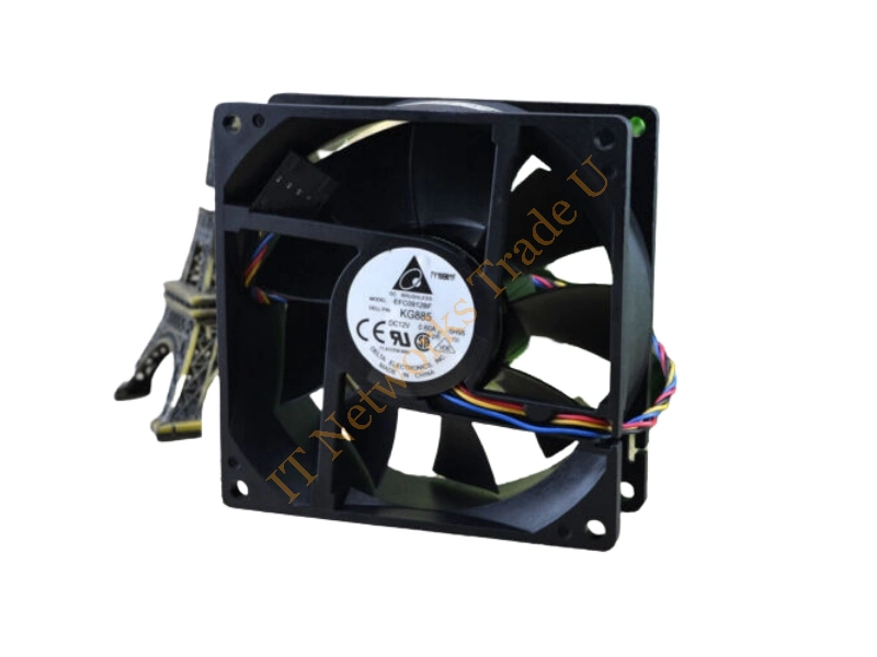 KG885 Dell 92 x 32MM Cooling Fan Assembly for Precision WorkStation 490 / PowerEdge SC1430