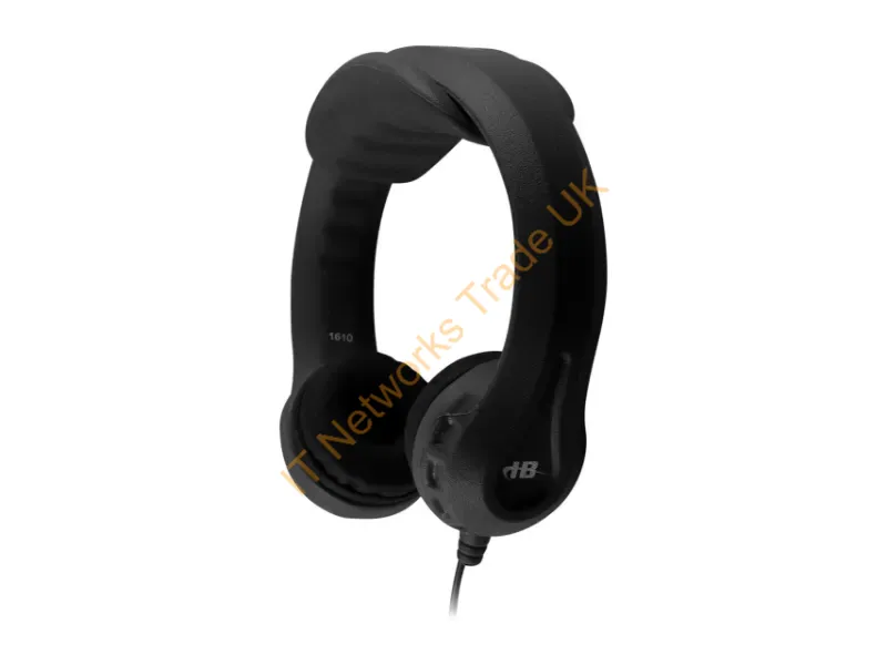 KIDSBLK-42 - Hamiltonbuhl Kidsblk-42 Headphones/Headset Wired Head-Band Education Black