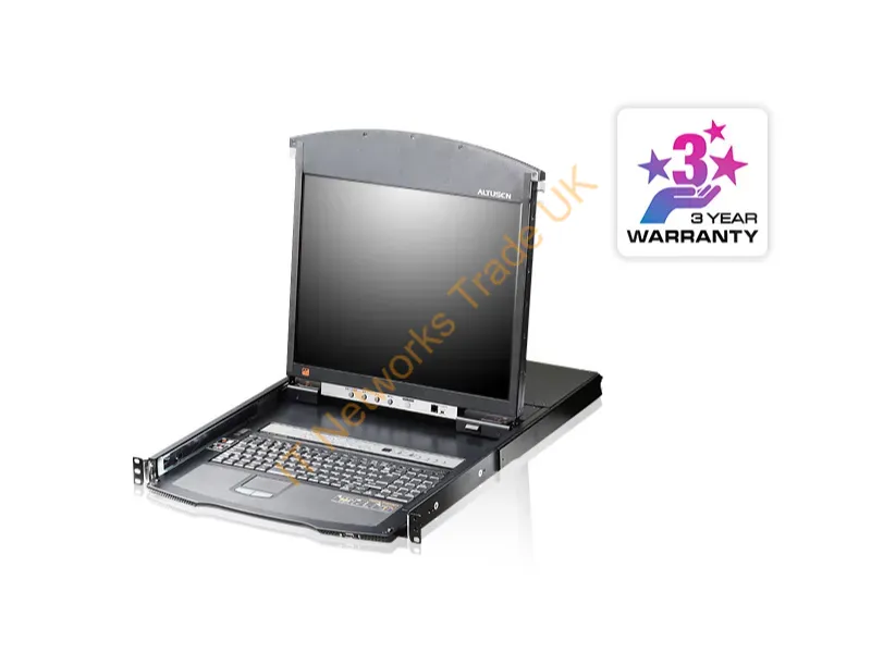 KL1508AIM - Aten KL1508Ai 1U Black Network KVM Switch