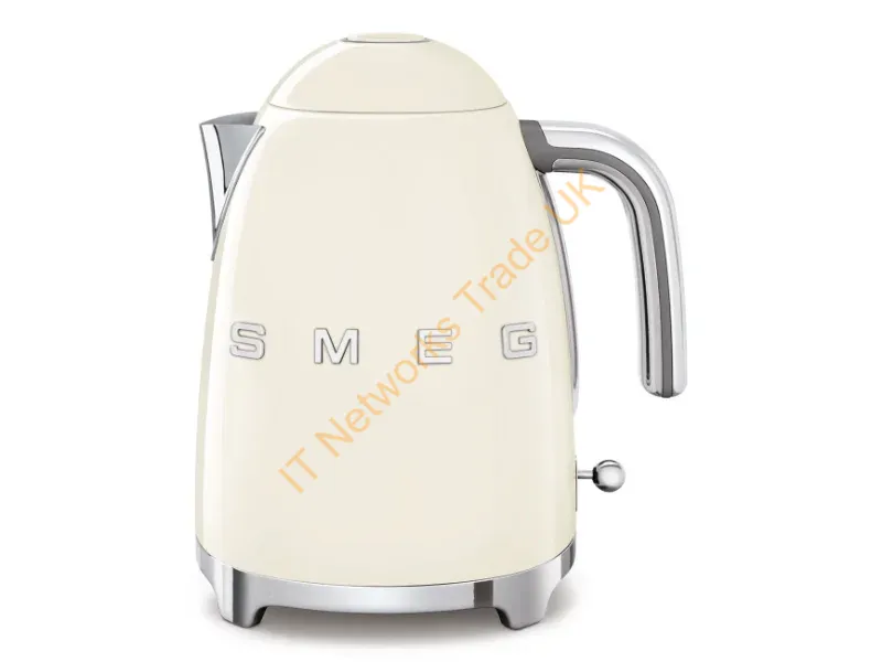 KLF03CREU - SMEG 50's Style Kettles KLF03CREU Cream 1.7 L 2400 W Cream Stainless steel Water level indicator Overheat protection