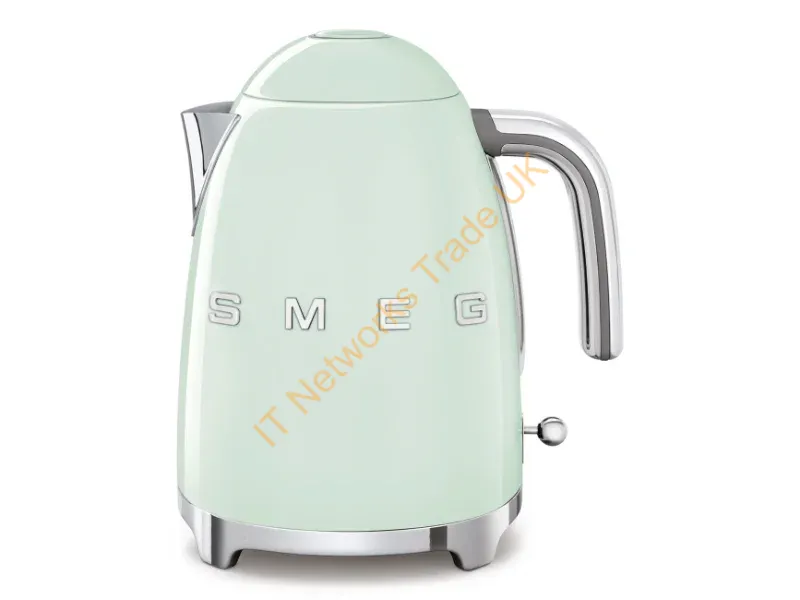 KLF03PGEU - SMEG 50's Style Kettles KLF03PGEU Pastel Green 1.7 L 2400 W Green Stainless steel Water level indicator Overheat protection