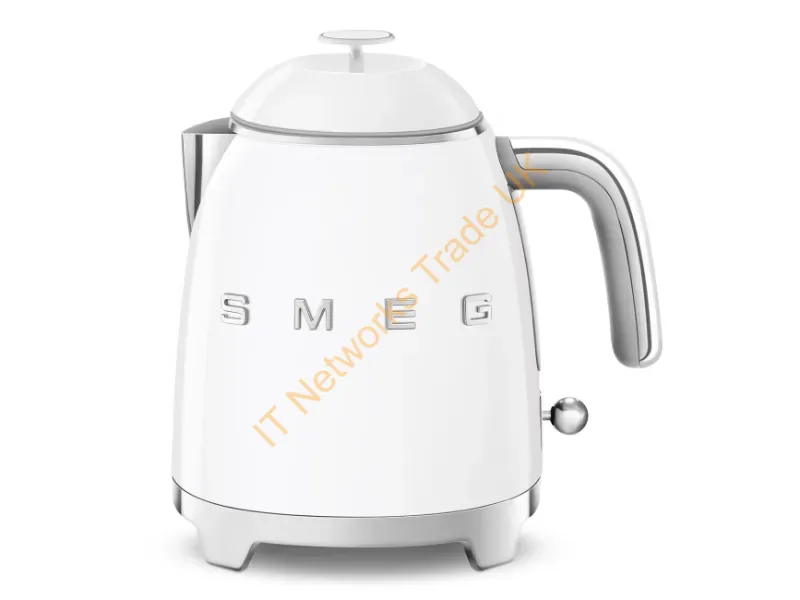 KLF05WHEU - SMEG 50's Style Kettles KLF05WHEU White 0.8 L 1400 W White Plastic Water level indicator Filtering