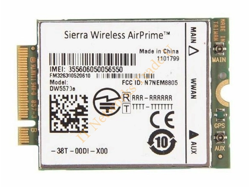 KM591AA#ABA HP 802.11A/B/G/N PCI-Express Mini Wireless (Wi-Fi) Network Card Wireless LAN Card