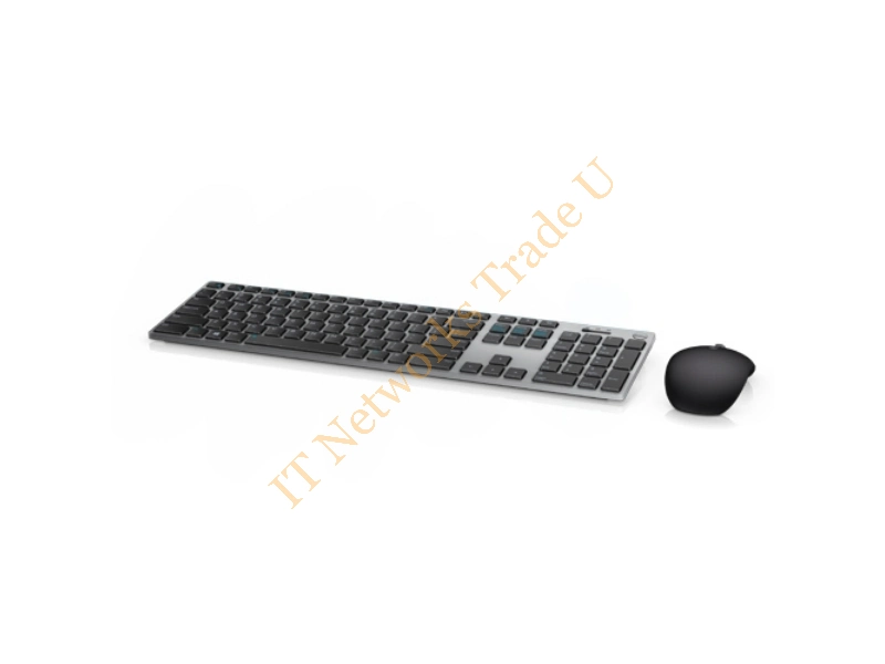 KM717-GY-GER - DELL 580-AFQK RF Wireless + Bluetooth QWERTZ German Black Keyboards