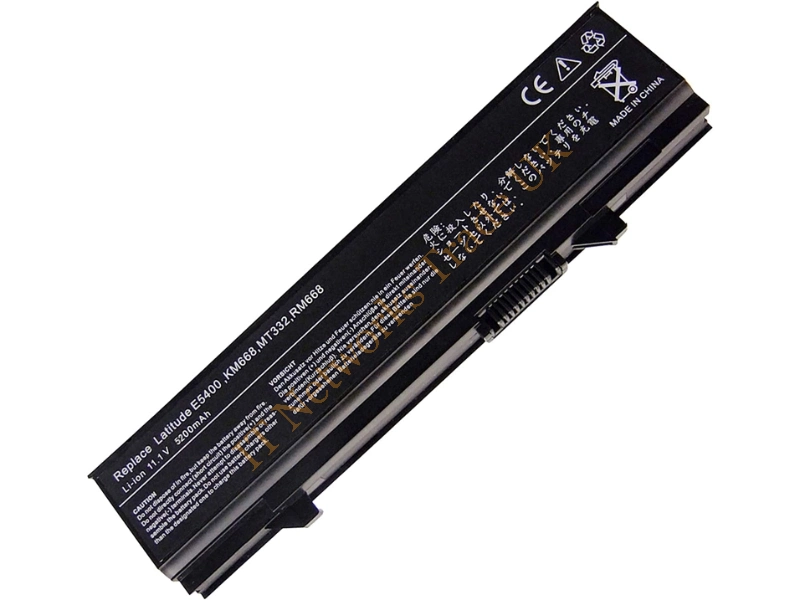 KM760 Dell 9-Cell Li-Ion Battery for Latitude E5400, 5500 Laptop Battery