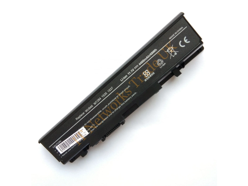 KM901 Dell 56Whr 11.1V 6-Cell Li-Ion Battery for Studio 1537, 1555, 1557, 1558 Laptop Battery