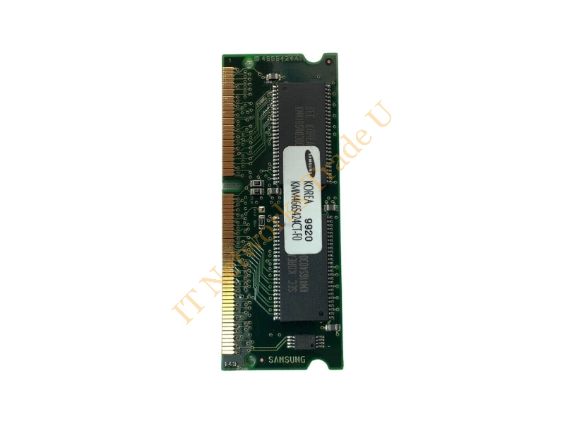 KMM466S424CT-F0 Samsung 32MB SDRAM-66MHz PC166 Non-Parity CL2 144-Pin SoDimm 3.3V Memory Module Laptop Memory