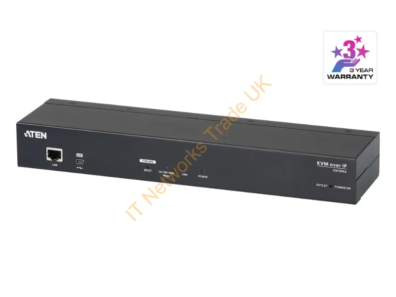 KN1000A - Aten KN1000A Black Network KVM Switch
