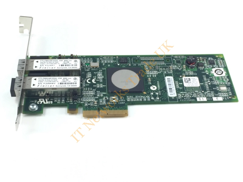 KN139 Dell 2-Port 4GB/s Fibre Channel PCI-Express Host Bus Adapter Fiber Channel Controller