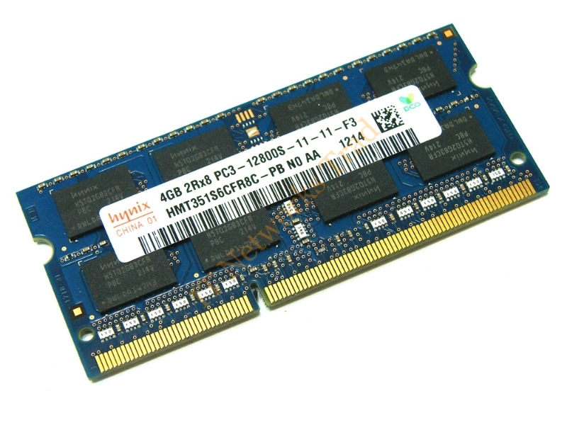 KNWMX1-ETB Kingston 4GB DDR3-1600MHz PC3-12800 non-ECC Unbuffered CL11 204-Pin SoDimm Dual Rank Memory Module Laptop Memory