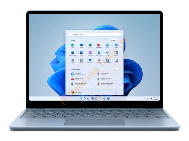 KPI-00023 - Microsoft Surface Laptop Go 2 Intel Core I5 I5-1135G7 12.4" Touchscreen 8 Gb Lpddr4X-Sdram 256 Gb Ssd Wi-Fi 6 (802.11Ax) Windows 11 Pro Blue