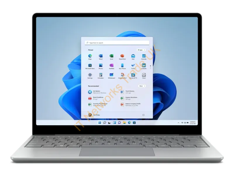 KQJ-00023 - Microsoft Surface Laptop Go 2 Intel Core I5 I5-1135G7 12.4" Touchscreen 8 Gb Lpddr4X-Sdram 128 Gb Ssd Wi-Fi 6 (802.11Ax) Windows 10 Pro Platinum