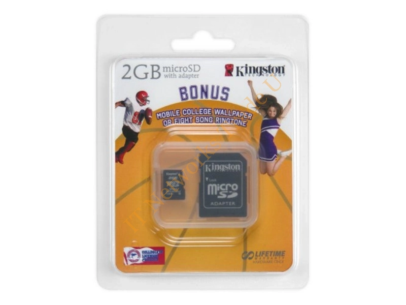 KR-C012G-1UQ Kingston 2GB microSD Flash Memory Card