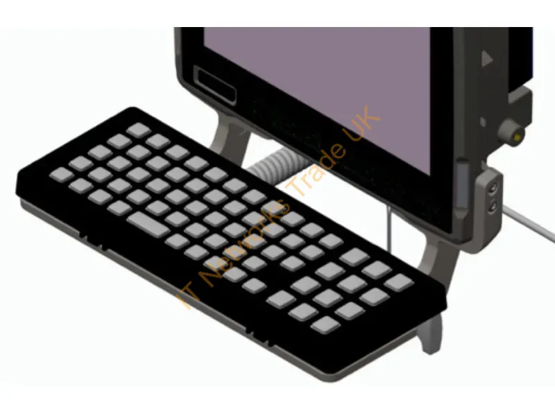 Zebra Keyboard Mounting Tray. Includes Tilting Arms, Knobs And Screws. For Vc80 And Ikey Keyboards Accessory