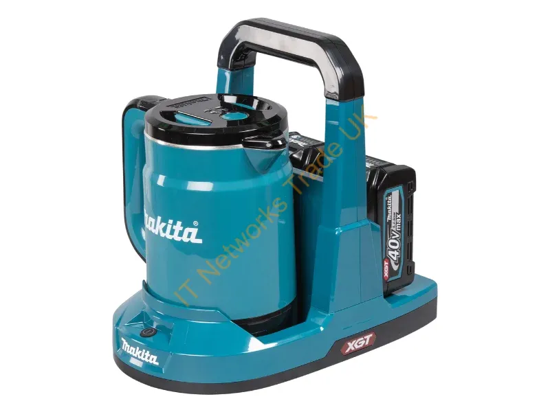 KT001GZ - Makita KT001GZ electric kettle 0.8 L Black, Blue