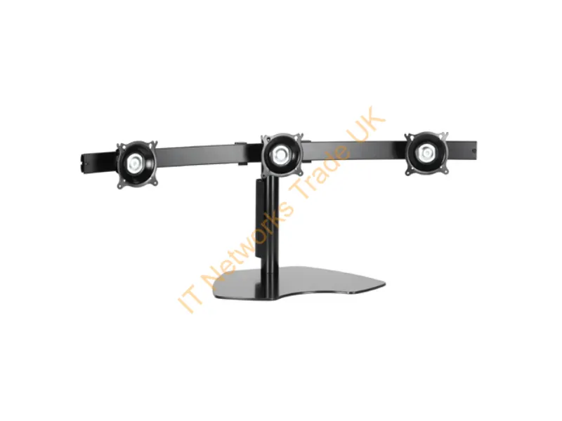 KTP320B - Chief Flat Panel Triple Monitor Horizontal Table Stand Desk Black