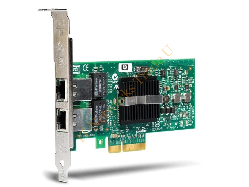 KU004AAR HP NC360T PCI-Express Dual Port 10/100/1000Base-T Gigabit Ethernet Network Interface Card (NIC)