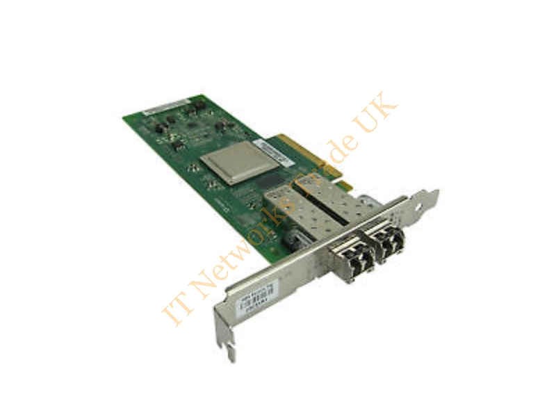 KV00H Dell SANblade QLE2562 8Gb/s Dual Port Fibre Channel PCI-X Host Bus Adapter Fiber Channel Controller