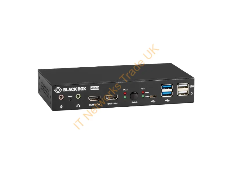 KVD200-2H - Black Box Control 2 Pcs With One Keyboard/Mouse Kvm Switch
