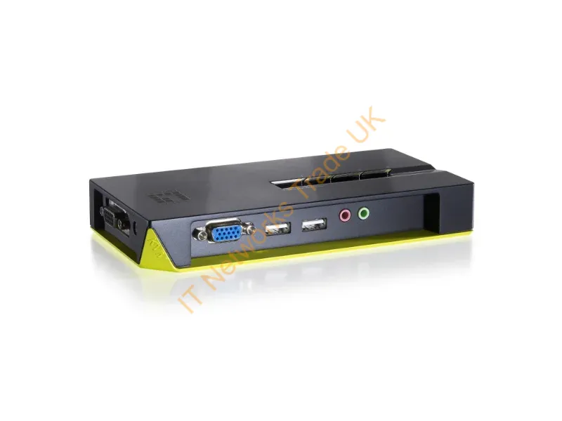 KVM-0421 - LevelOne 4-Port USB Network KVM Switch with Audio