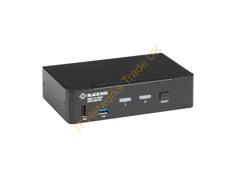 KVMC4K-2P - Black Box Usb-C 4K 2-Port Kvm Switch