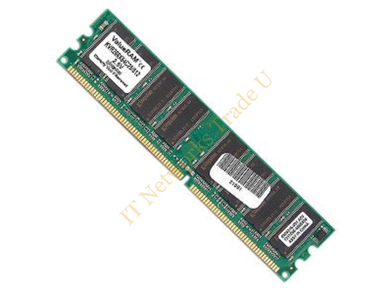 KVR266X64C25 Kingston 512MB PC2100 DDR-266MHz CL2.5 184-Pin Memory Module