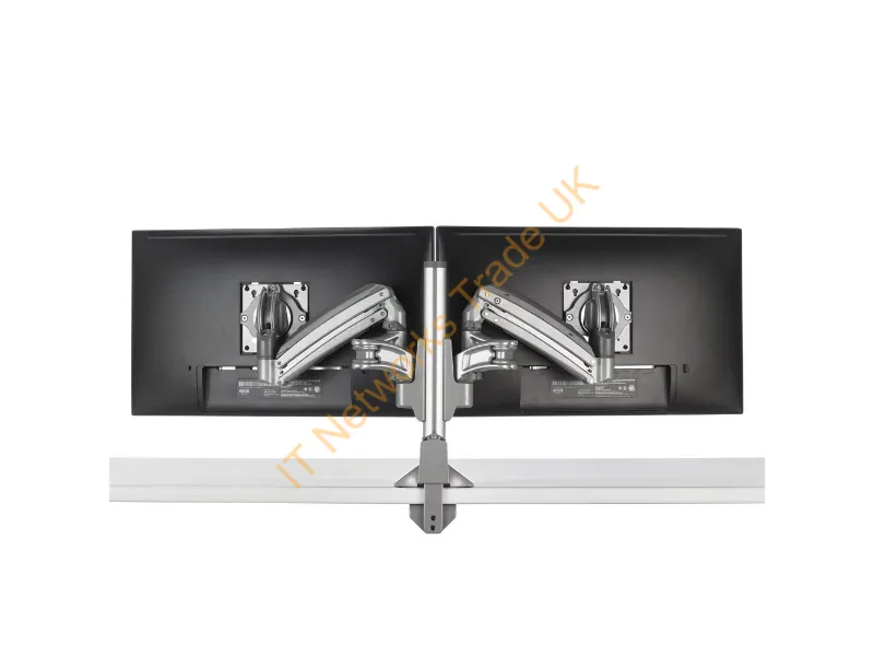 KXC220S - Chief Kx Low-Profile Dual Monitor Arm 30" Silver Desk