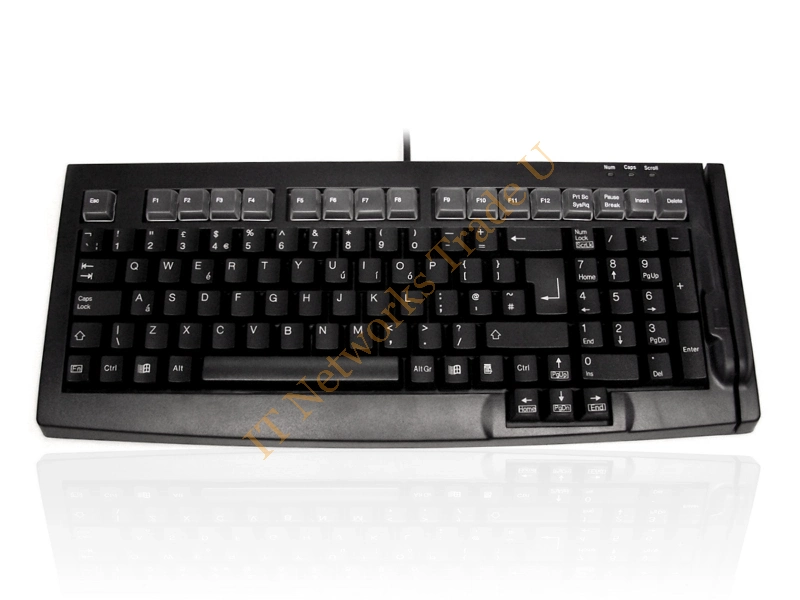 KYB500-S100BUSBB - Accuratus S100B USB QWERTY UK English Black Keyboards