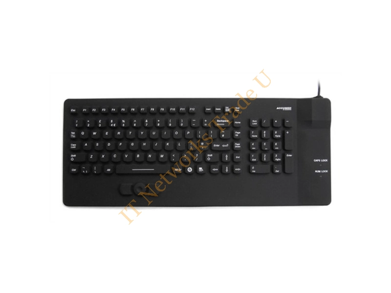 KYBNA-SIL-COMCBK - Accuratus KYBNA-SIL-COMCBK USB QWERTY English Black keyboard