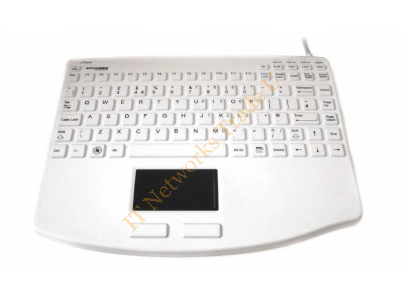 KYBNA-SIL540CV2W - Accuratus KYBNA-SIL540CV2W USB QWERTY English White keyboard