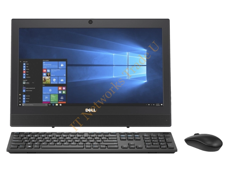 DELL OptiPlex 3050 3.4GHz i3-7100T 19.5" 1600 x 900pixels Black All-in-One PC Workstation Systems