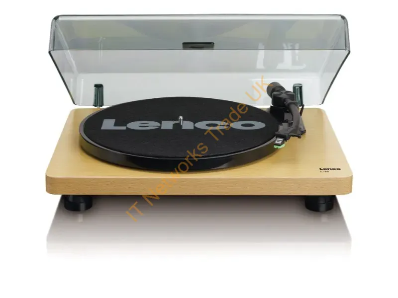 L-30W - Lenco L-30 Belt-drive audio turntable Wood Semi Automatic