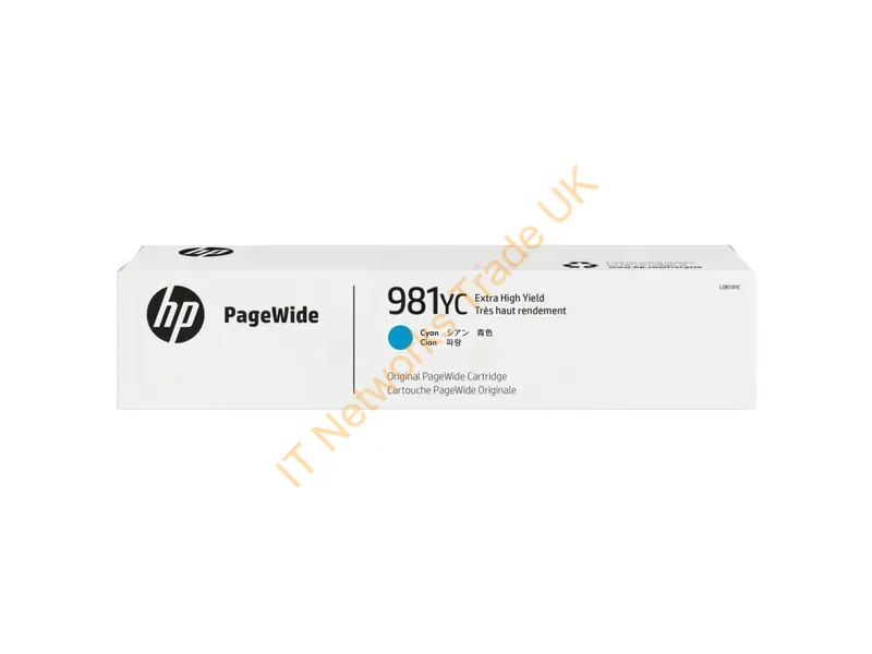 HP L0R17YC (981YC) Ink cartridge cyan, 16K pages, 183ml Printer