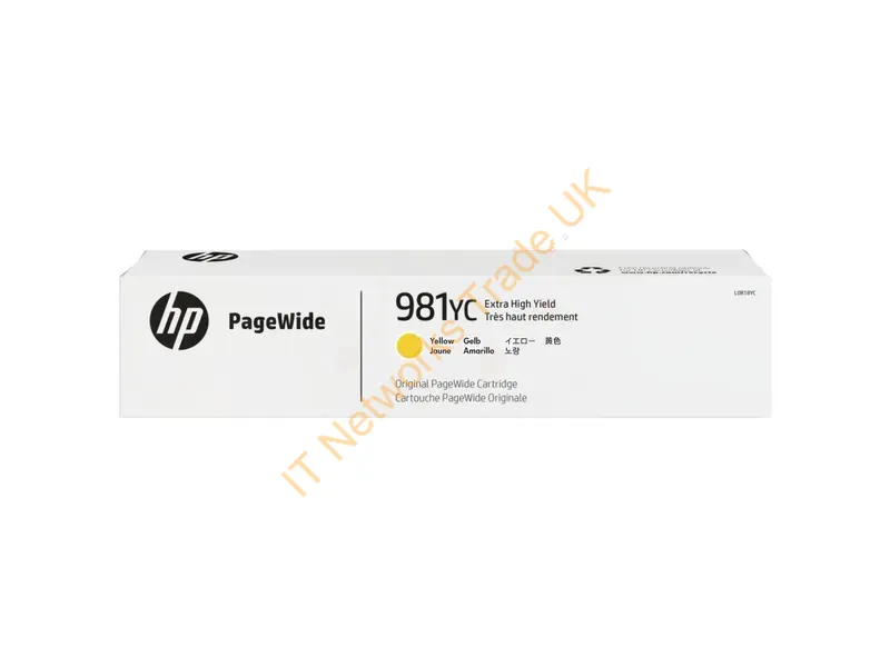 HP L0R19YC (981YC) Ink cartridge yellow, 16K pages, 183ml Printer