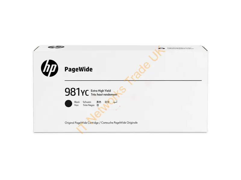 HP L0R20YC (981YC) Ink cartridge black, 21K pages, 345ml Printer
