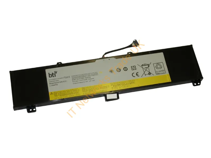 L13M4P02-BTI - Bti L13M4P02- Industrial Rechargeable Battery Lithium-Ion (Li-Ion) 7400 Mah 7.4 V