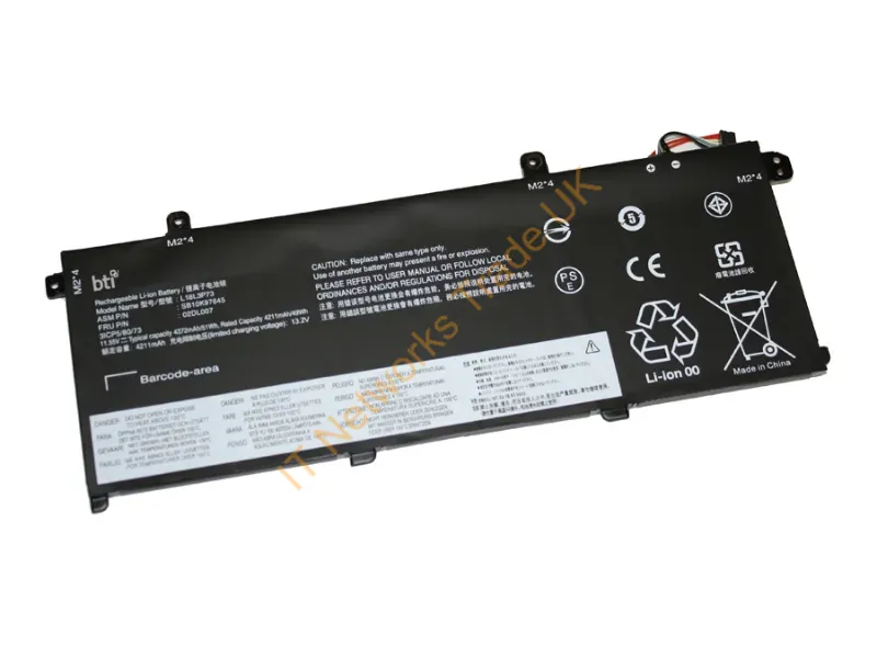 L18L3P73-BTI - Bti L18L3P73- Industrial Rechargeable Battery Lithium-Ion (Li-Ion) 4372 Mah 11.55 V