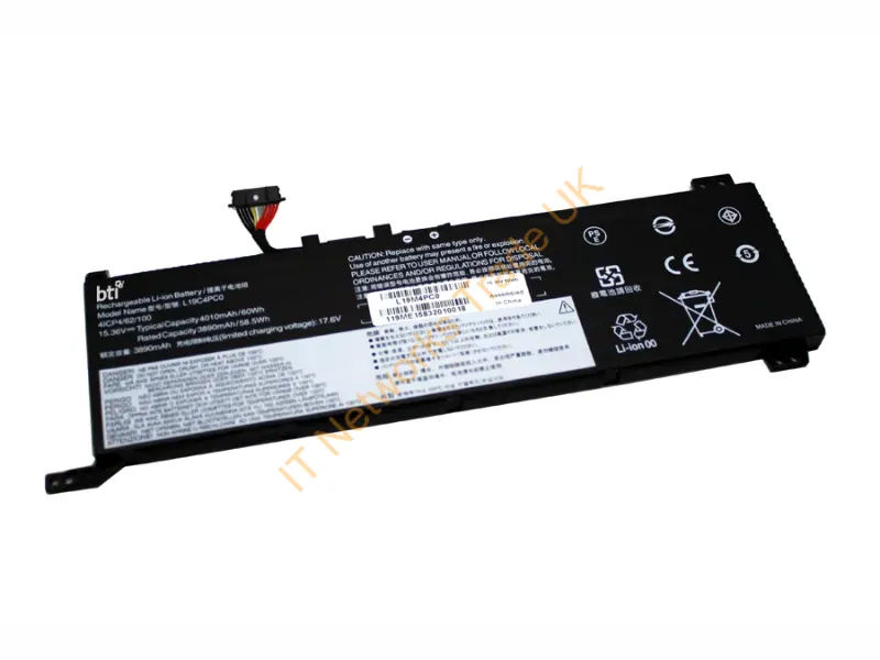L19M4PC0-BTI - Bti L19M4Pc0- Industrial Rechargeable Battery Lithium-Ion (Li-Ion) 4010 Mah 15.36 V