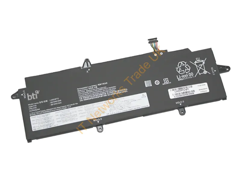 L20D3P72-BTI - Bti L20D3P72- Industrial Rechargeable Battery Lithium-Ion (Li-Ion) 3564 Mah 11.52 V