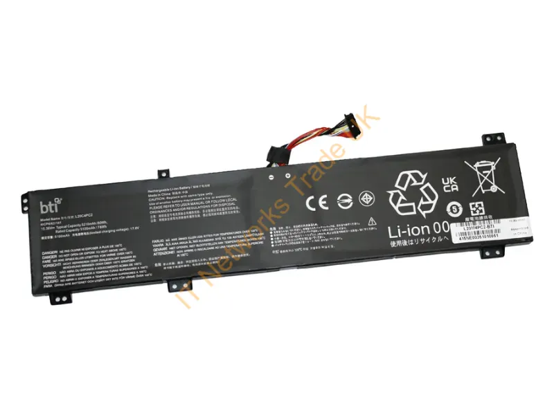 L20M4PC2-BTI - Bti L20M4Pc2- Industrial Rechargeable Battery Lithium-Ion (Li-Ion) 5210 Mah 15.36 V