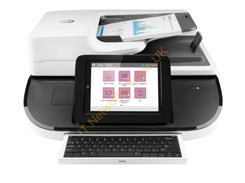 L2762A - HP Digital Sender Flow 8500 fn2 Flatbed scanner
