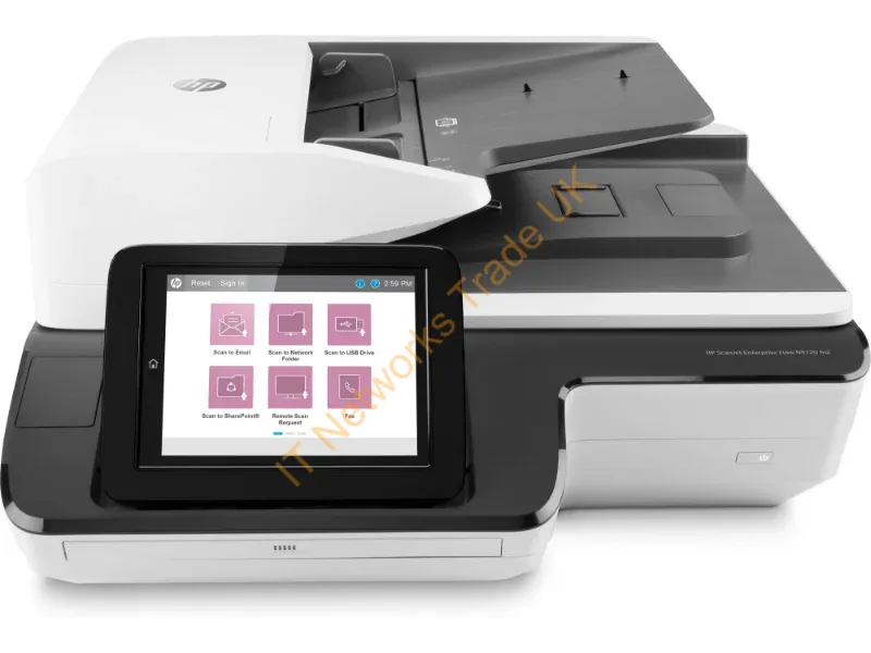 L2763A#B19 - HP Scanjet Enterprise Flow N9120 fn2 Flatbed & ADF scanner 600 x 600DPI A3 Black, White