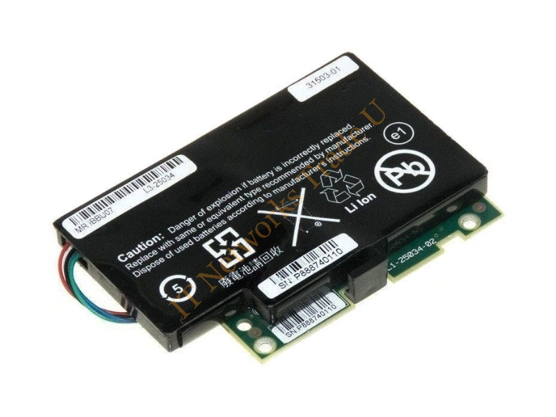 L3-25034-19A Dell / LSI IBBU07 Perc Raid Battery with Cable for MegaRAID SAS Controller Cache Battery